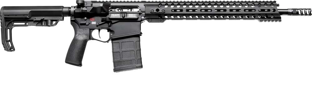 Rifles Long Guns Patriot Ordnance Factory 10+1 308Win POF 01666 REV RFLE DI CA      16 14M GEN4 308  BLK